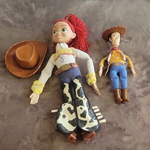 Toy Story talking Jesse and Woody! In good used condition.